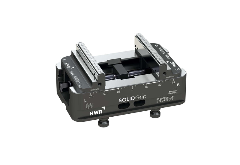 HWR Workholding SolidGrip 125 Vise - 125mm Jaws