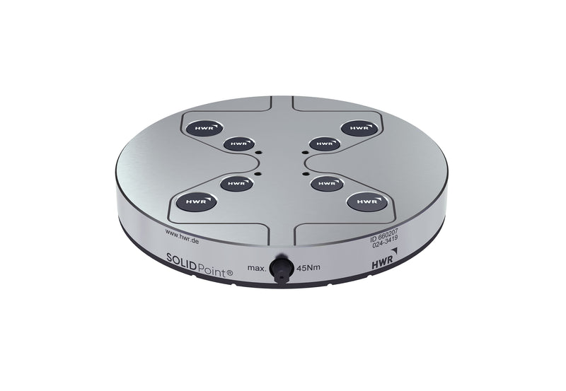 HWR Workholding SolidPoint 96/52 Plate - 196 Round