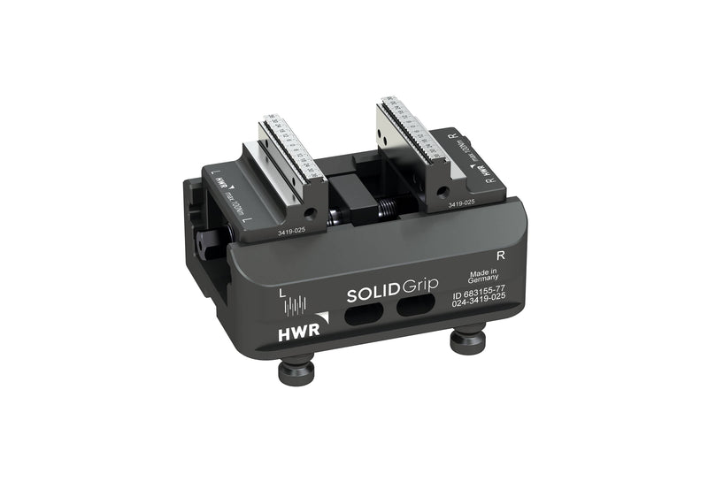 HWR Workholding SolidGrip 125 Vise - 77mm Jaws
