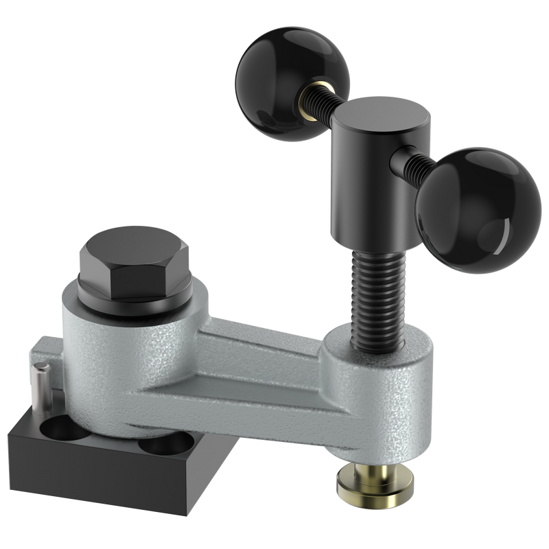 Flange Mounted Swing Clamp Assembly with Ball Handle