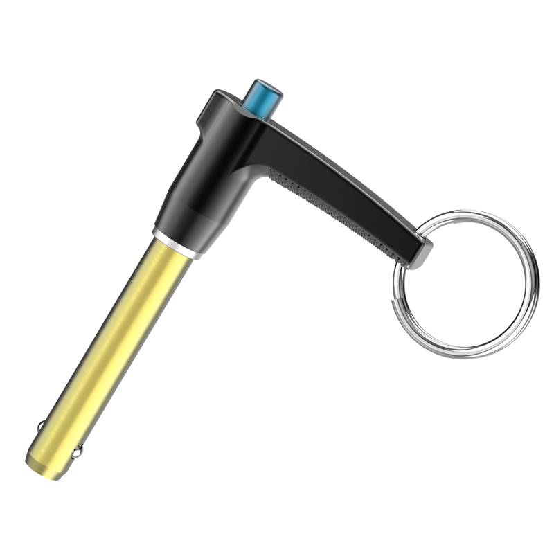 L Handle Ball Lock Pin - Steel