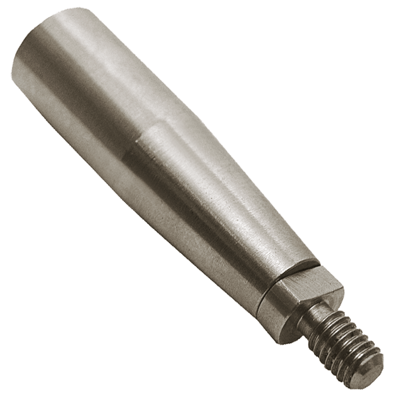 Stainless Steel Revolving Handle Threaded - Square