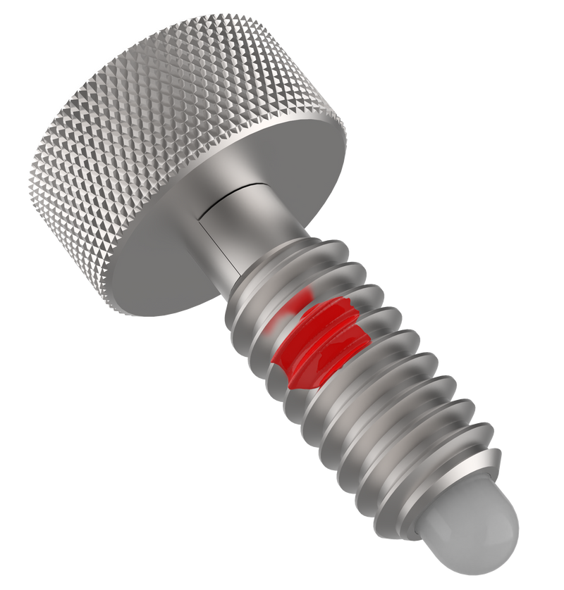 Knurled Head Hand-Retractable Plunger