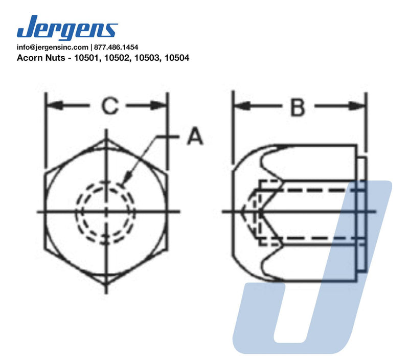 Jergens Acorn Nut