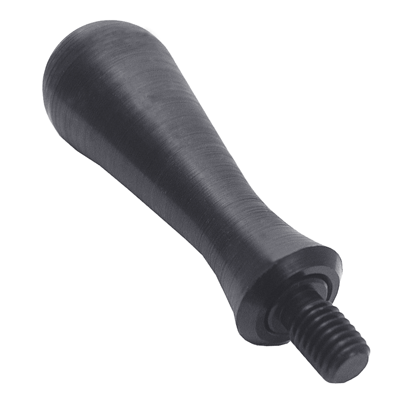 Steel Revolving Handle Threaded - Rounded