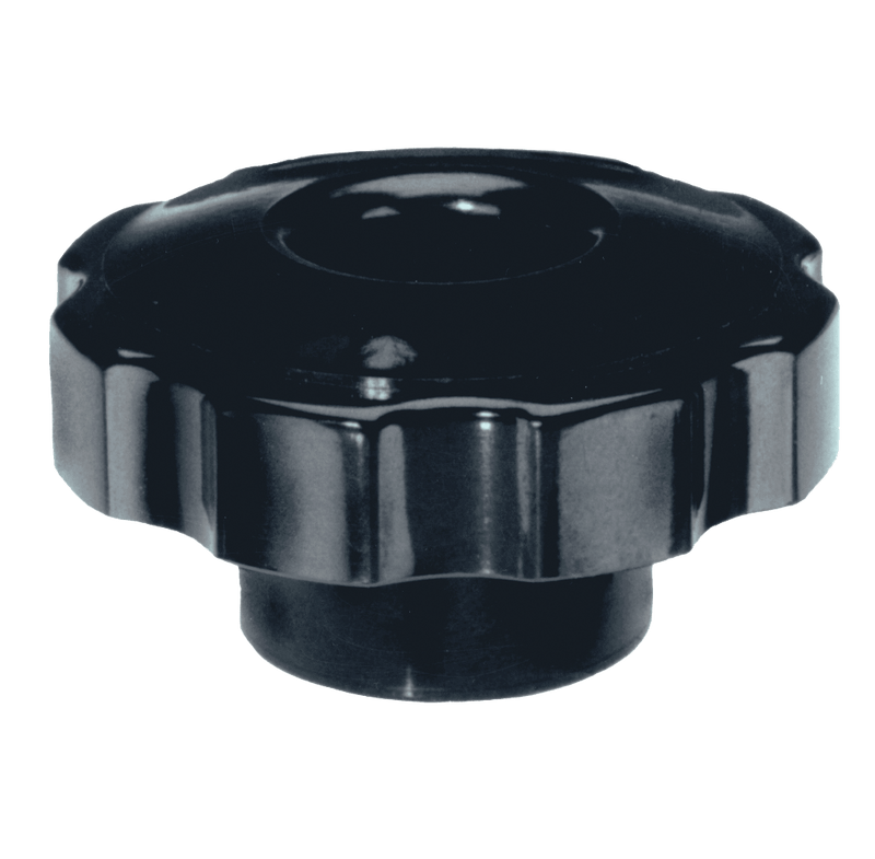 Phenolic Fluted Knob - Tapped Through