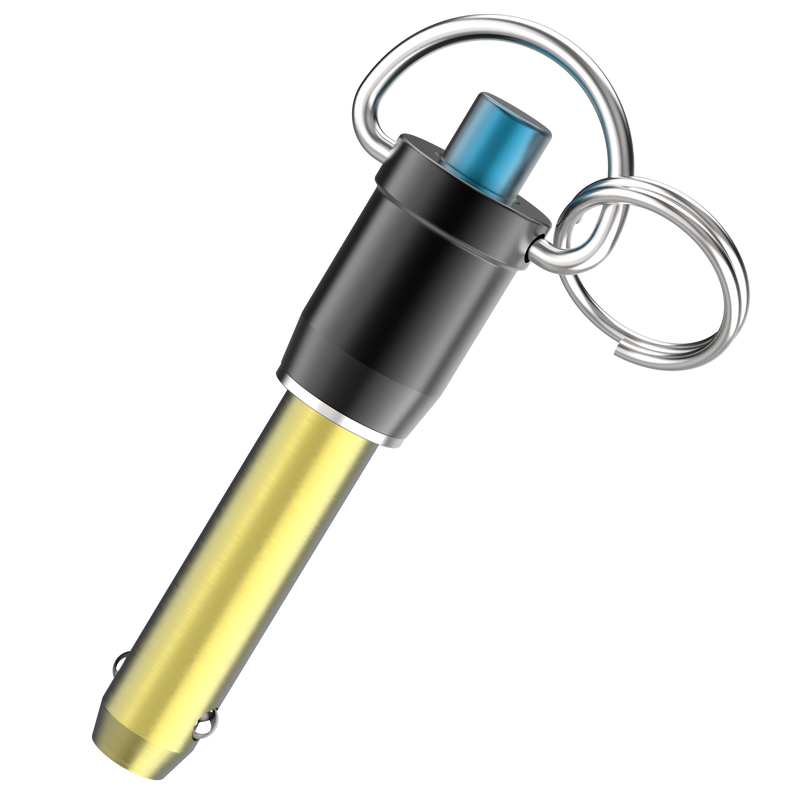 Ring Handle Ball Lock Pin - Steel